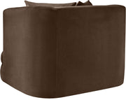 Alder Velvet Upholstered Accent Chair in Brown - 699Brown-C