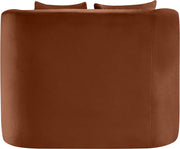 Alder Velvet Upholstered Accent Chair in Cognac - 699Cognac-C