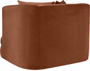 Alder Velvet Upholstered Accent Chair in Cognac - 699Cognac-C