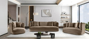 Alder Velvet Upholstered Accent Chair in Taupe - 699Taupe-C