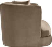 Alder Velvet Upholstered Accent Chair in Taupe - 699Taupe-C