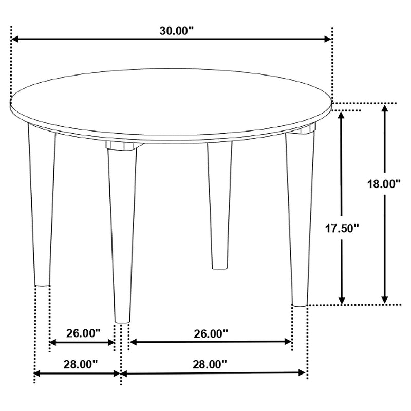 Aldis 2-piece Coffee and End Table Set White - 703718-S2