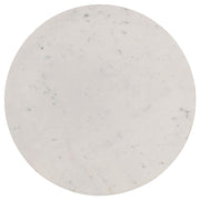 Aldis Round Marble Top Coffee Table White and Natural - 703718