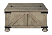 Aldwin Gray Coffee Table with Lift Top - Gate FurnitureCoffee Table
