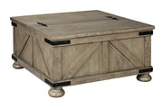 Aldwin Gray Coffee Table with Lift Top - Gate FurnitureCoffee Table