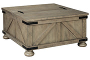 Aldwin Gray Coffee Table with Lift Top - Gate FurnitureCoffee Table