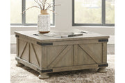 Aldwin Gray Coffee Table with Lift Top - Gate FurnitureCoffee Table