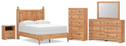 Aleaport Full Panel Bed, Dresser, Mirror, Chest and Nightstand - PCB1075B11