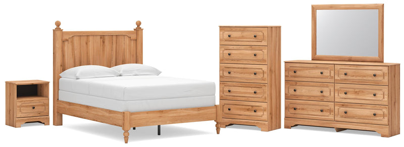 Aleaport Full Panel Bed, Dresser, Mirror, Chest and Nightstand - PCB1075B11