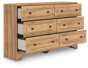 Aleaport King Panel Bed with Dresser and Chest in Warm Brown - PKG022652