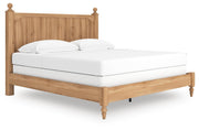 Aleaport King Panel Bed with Dresser in Warm Brown - PKG022657
