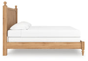 Aleaport King Panel Bed with Dresser in Warm Brown - PKG022657