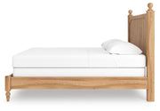 Aleaport King Panel Bed with Dresser in Warm Brown - PKG022657