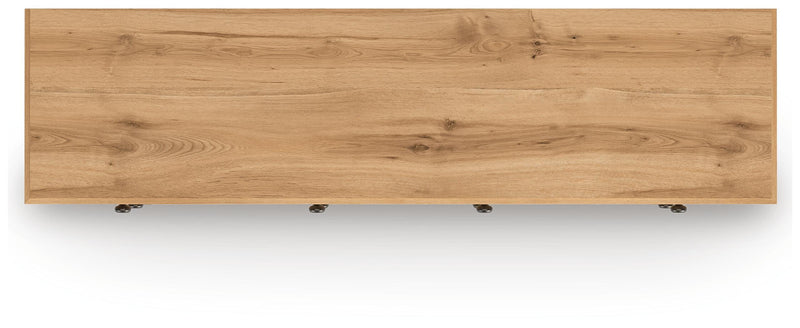 Aleaport King Panel Bed with Dresser in Warm Brown - PKG022657