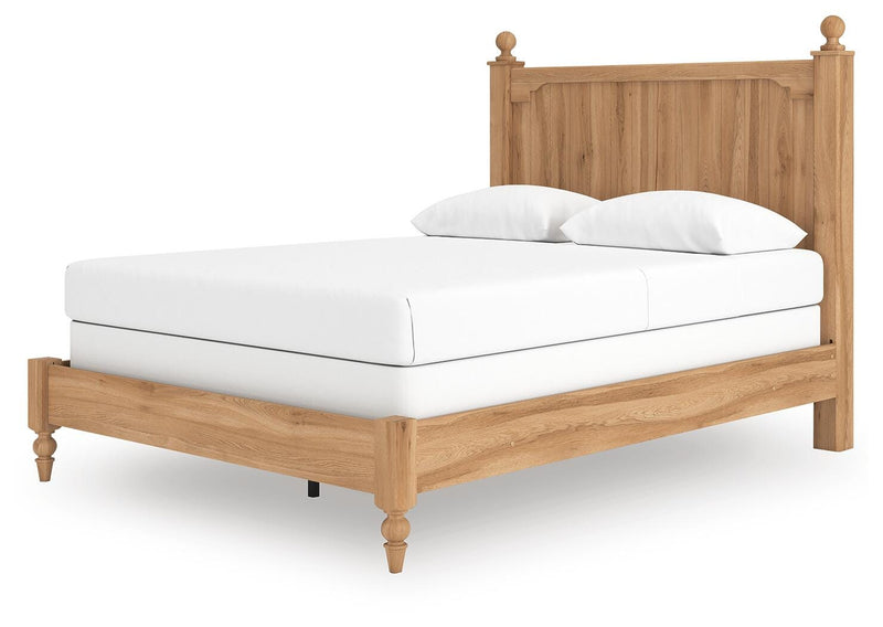 Aleaport Queen Panel Bed with Dresser in Warm Brown - PKG022649