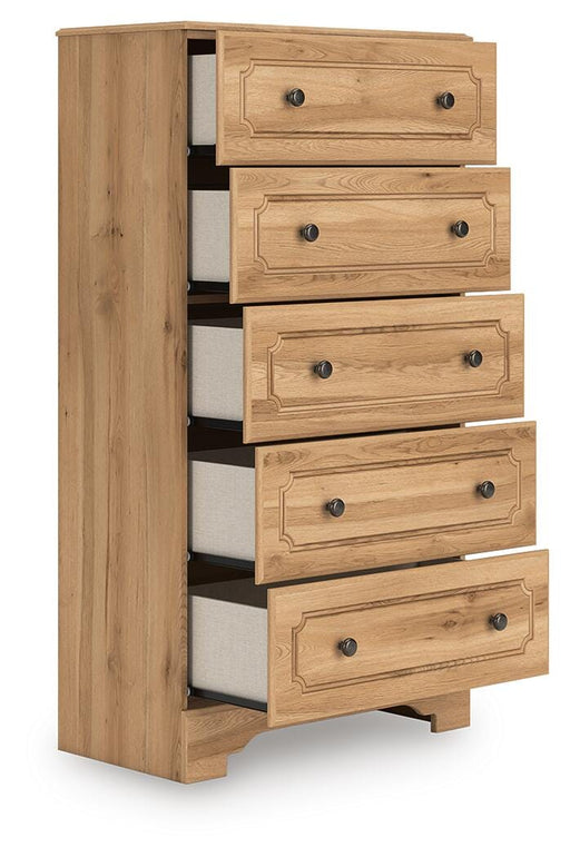 Aleaport Warm Brown Chest of Drawers - PCB1075-46