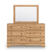 Aleaport Warm Brown Dresser and Mirror - PCB1075B1
