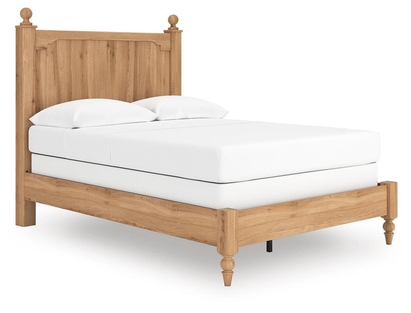 Aleaport Warm Brown Full Panel Bed - PCB1075B4
