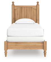 Aleaport Warm Brown Twin Panel Bed - PCB1075B2