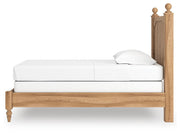 Aleaport Warm Brown Twin Panel Bed - PCB1075B2