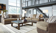 Alesbury Chocolate Living Room Set - Gate FurnitureLiving Room Set