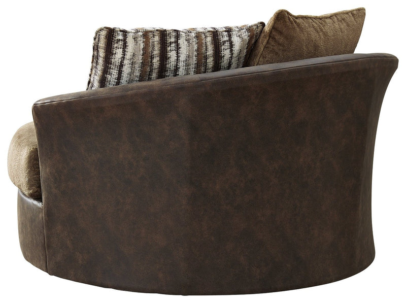Alesbury Oversized Swivel Accent Chair - Gate FurnitureChair