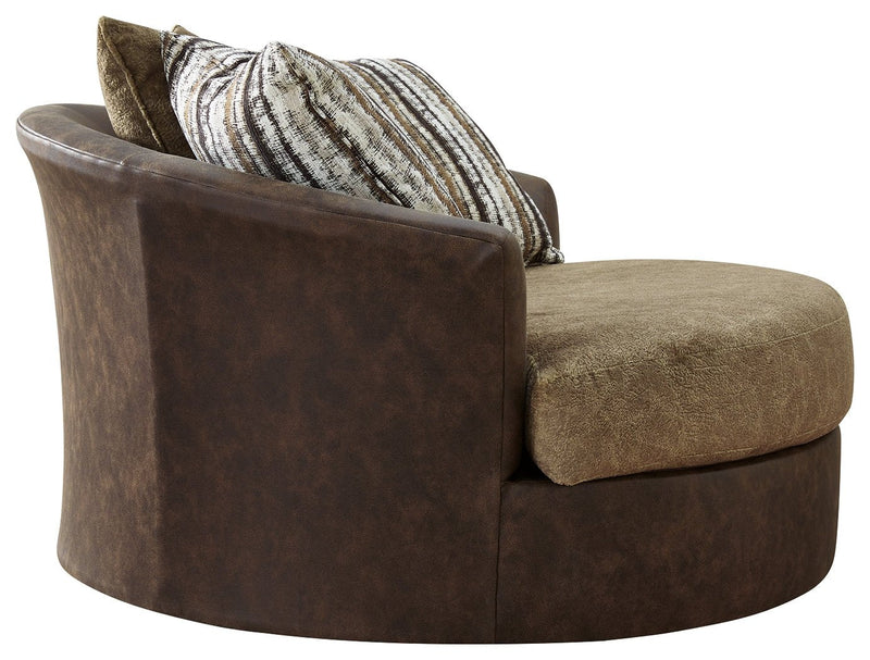 Alesbury Oversized Swivel Accent Chair - Gate FurnitureChair