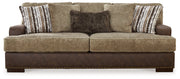 Alesbury Sofa and Loveseat in Chocolate - Gate FurnitureLiving Room Set