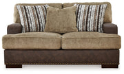 Alesbury Sofa and Loveseat in Chocolate - Gate FurnitureLiving Room Set