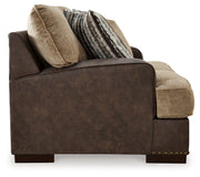 Alesbury Sofa and Loveseat in Chocolate - Gate FurnitureLiving Room Set