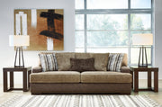 Alesbury Sofa and Loveseat in Chocolate - Gate FurnitureLiving Room Set