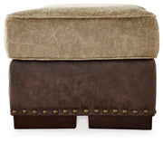 Alesbury Sofa, Loveseat, Chair and Ottoman in Chocolate - Gate FurnitureLiving Room Set