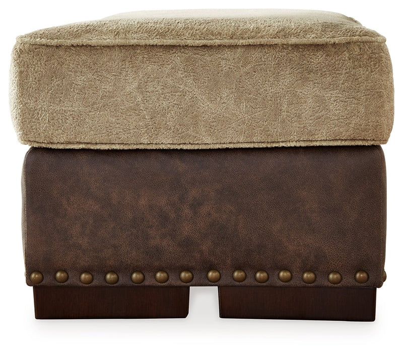 Alesbury Sofa, Loveseat, Chair and Ottoman in Chocolate - Gate FurnitureLiving Room Set