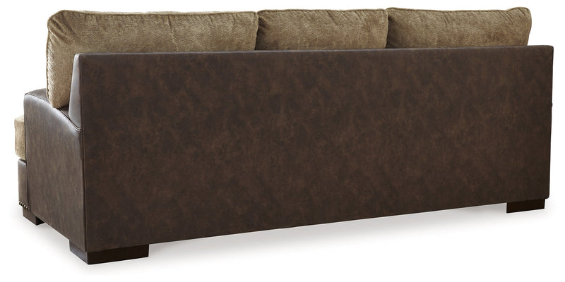 Alesbury Sofa, Loveseat, Chair and Ottoman in Chocolate - Gate FurnitureLiving Room Set
