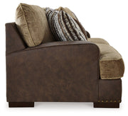 Alesbury Sofa, Loveseat, Chair and Ottoman in Chocolate - Gate FurnitureLiving Room Set
