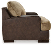 Alesbury Sofa, Loveseat, Chair and Ottoman in Chocolate - Gate FurnitureLiving Room Set