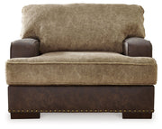 Alesbury Sofa, Loveseat, Chair and Ottoman in Chocolate - Gate FurnitureLiving Room Set
