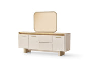 Alessa Al Diningroom (Consol With Mirror & Dining Table & 6 Dining Chair) - 200-ALT-ALS-DT-6-SET