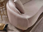 Alessa Stationary Sofa Cream in Cream - 101-ALE-SZ553-3