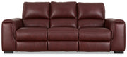 Alessandro Garnet Power Reclining Sofa - Gate FurniturePower Reclining Sofa