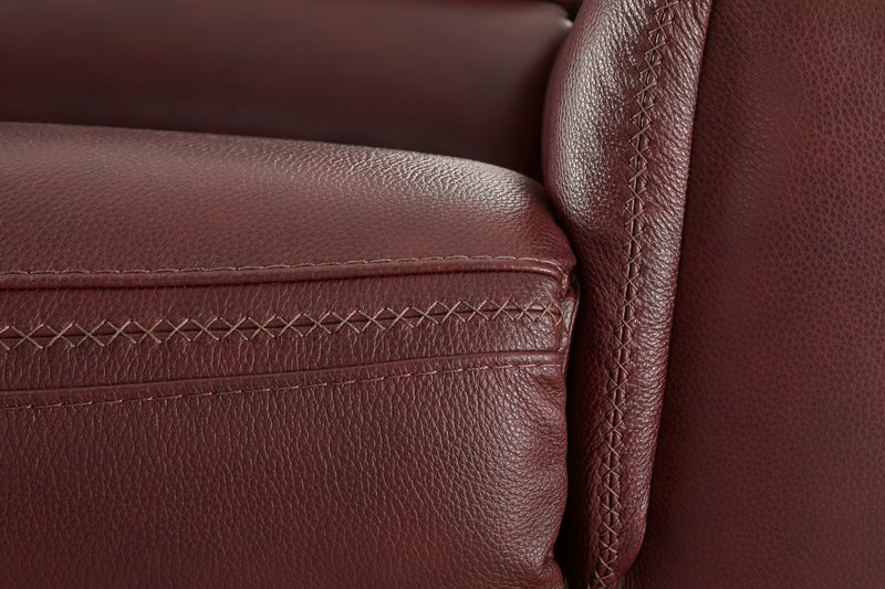 Alessandro Garnet Power Reclining Sofa - Gate FurniturePower Reclining Sofa