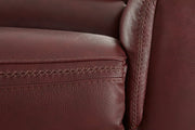 Alessandro Garnet Reclining Sofa and Loveseat - Gate FurnitureLiving Room Set