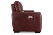 Alessandro Garnet Reclining Sofa and Recliner - Gate FurnitureLiving Room Set
