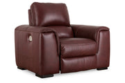 Alessandro Garnet Reclining Sofa and Recliner - Gate FurnitureLiving Room Set