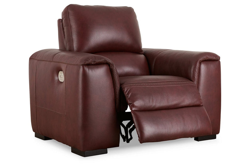 Alessandro Garnet Reclining Sofa and Recliner - Gate FurnitureLiving Room Set