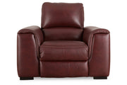 Alessandro Garnet Reclining Sofa and Recliner - Gate FurnitureLiving Room Set