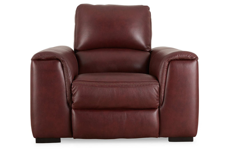 Alessandro Garnet Reclining Sofa and Recliner - Gate FurnitureLiving Room Set