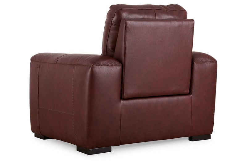 Alessandro Garnet Reclining Sofa and Recliner - Gate FurnitureLiving Room Set