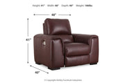 Alessandro Garnet Reclining Sofa and Recliner - Gate FurnitureLiving Room Set