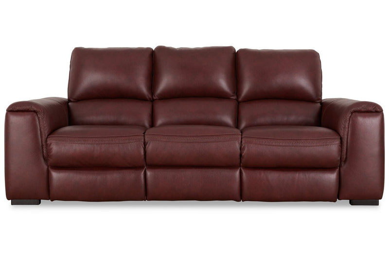 Alessandro Garnet Reclining Sofa and Recliner - Gate FurnitureLiving Room Set